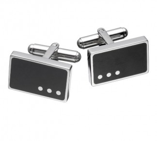 Storm Mens Border Cufflinks