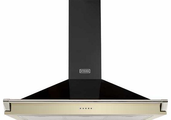 Stoves 900 RICH 90cm Cooker Hood - Cream