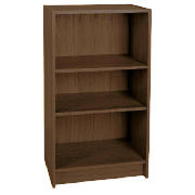 Stowe 3 shelf bookcase, walnut effect