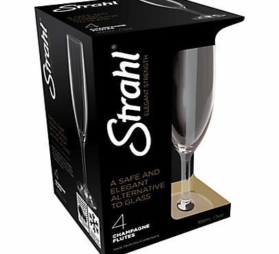 Strahl Champagne Flutes, Set of 4
