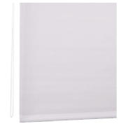 Straight Edge Roller Blind, White 60cm