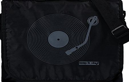 Strand Clothing Keep It Vinyl Bag - Vintage Retro Style Record DJ LP Vinyl Records Messenger Shoulder Bag