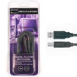 Strand USB 2.0 A to B Cable 1.8m
