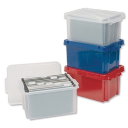 Strata Suspension File Box with 10 Files Tabs