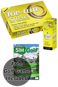 Tour Premier Balls (dozen) with FREE Sim golf game