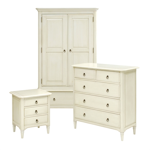 Stratford Painted Gents Wardrobe Bedroom Set