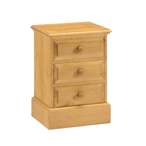 Pine Bedside Table (3 Drawers) 916.274