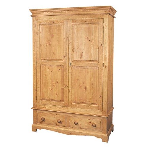 Double Gents Wardrobe (2 Drawers)