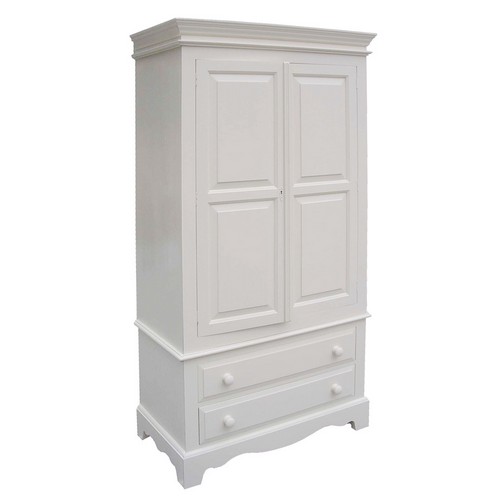 Stratford White Double Gents Wardrobe 916.281