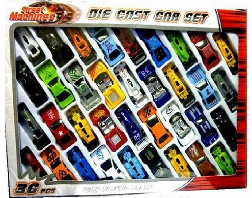 Street NEW 36 Pcs Die Cast F1 Racing Car Vehicle Play Set Cars Kids Boys Toy