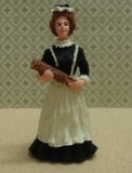 Dolls House Maid in Black Figure 1:24