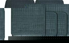 Streetwize BRMS Rubber Mat Sets - Promotional Black (4 Pieces)