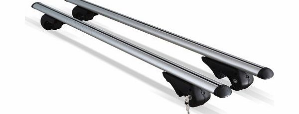 Streetwize SWRB4 Heavy Duty Aluminium Anti-Theft Lockable Universal Roof Bars