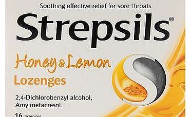 Strepsils Honey and Lemon - 16 Lozenges 10075054