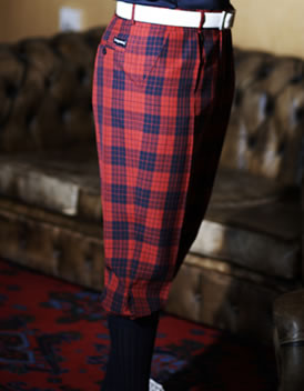 Stromberg Golf Plus Twos PT12 Navy/Tartan Check