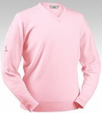 Glenbrae Golf Lambswool Sweater Pink XL