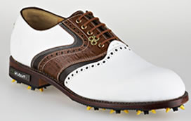 Golf and#39;08 DCC Classic Golf Shoe White/Brown
