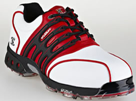 Golf and#39;08 Helium Pro II Golf Shoe White/Red/Black