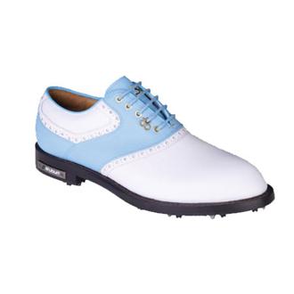 Stuburt MDCC Classic Golf Shoes (White/Sky Blue)