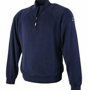 Mens Essentials Half-Zip Lined Sweater