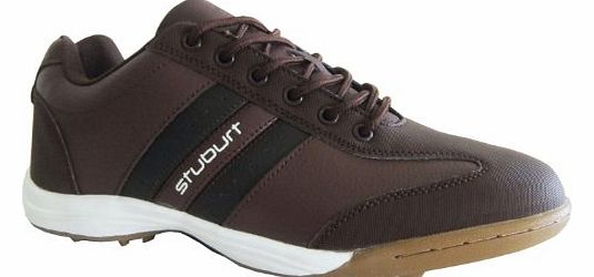 Stuburt Mens Urban2 Golf Shoes - Brown, Size 11
