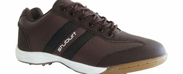 Stuburt Mens Urban2 Golf Shoes - Brown, Size 9.5