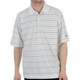 Nike D F Striped Polo Shirt White Large