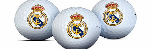 Stuburt Real Madrid Golf Ball Pack PLGB3PK