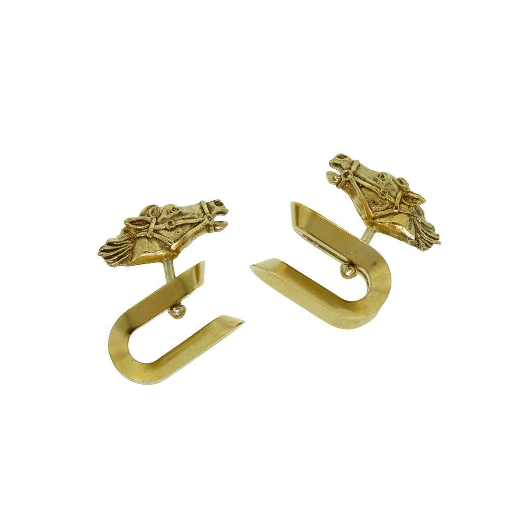 Stud Cufflinks - Yellow Gold