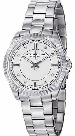 Lady Marine Womens Quartz Watch with Silver Dial Analogue Display and Silver Stainless Steel Bracelet 408L.12112