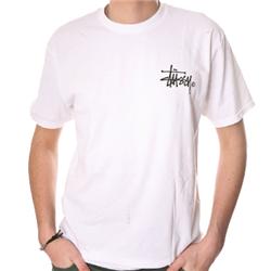 stussy Basic Logo T-Shirt - White