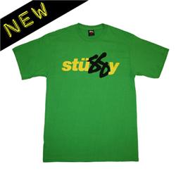 stussy Offset T-Shirt - Spring Green