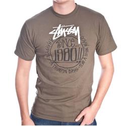 STUSSY Since 1980 T-Shirt - Army