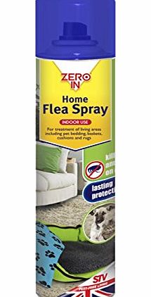 STV International Zero In Home Flea Spray - 300ml Aerosol