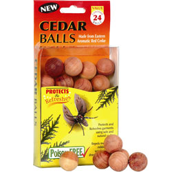 STV Moth Repeller Cedar Balls Pack of 24