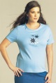 STYLE UNLIMITED applique embellished t-shirt