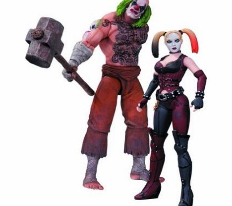 Subarm DC Collectibles Batman: Arkham City: Mr. Hammer and Harley Quinn Action Figure, 2-Pack