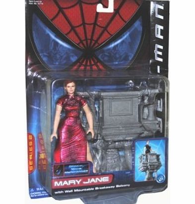 Subarm SpiderMan Movie ToyBiz Action Figure Mary Jane Break Away Balcony