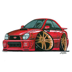 Impreza WRX 44S - Red T-shirt