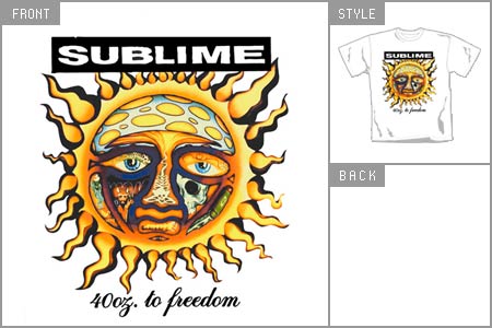 Sublime (40 oz) T-shirt cid_4921TSWP
