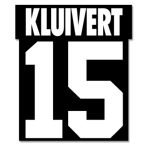 1995 Ajax European Final Kluivert 15 Flock Name