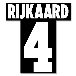 SubsideUK 1995 Ajax European Final Rijkaard 4 Flock Name