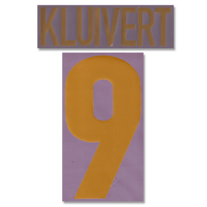98-99 Centenary Kluivert 9 Flex Name and Number