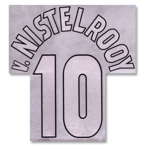 SubsideUK v.Nistelrooy 10 C/L Style Flock Name and Number
