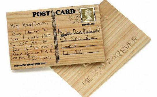 Suck UK  Carve Your Own Postcard