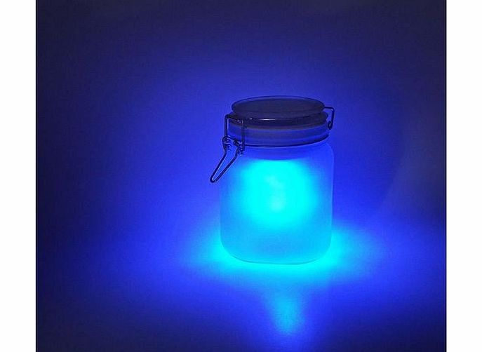 Sun Jar Lamp - blue