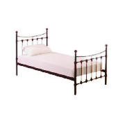 Suffolk Single Metal Bedstead- Black