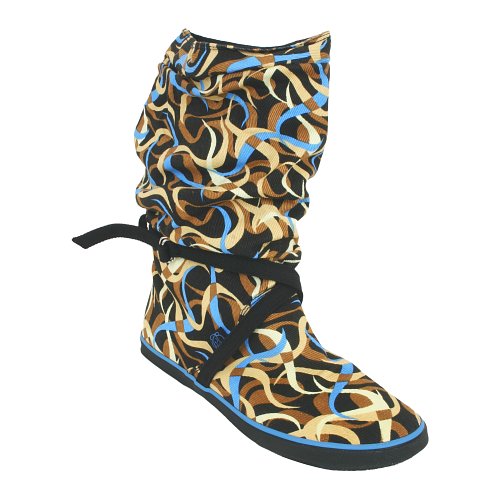 Sugar Ladies Sugar Graphic Scrunch Boot Confetti Blue