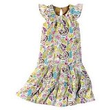 Sugar Lips Okids girls long dress by vertbaudet printed 10y