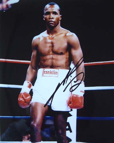 Ray Leonard signed photo